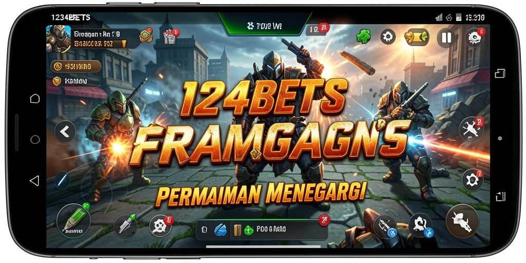 Screenshot gameplay 1234BETS menunjukkan pertarungan strategi yang intens.