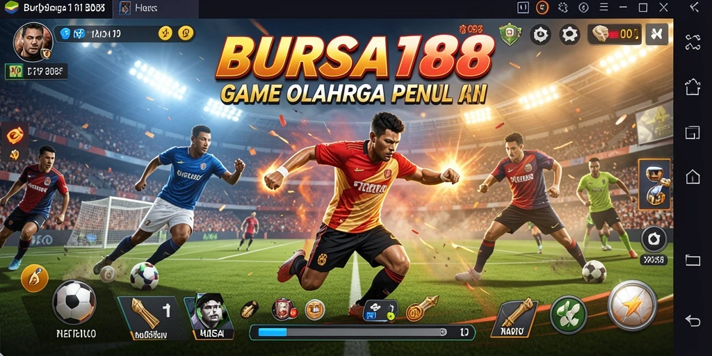 Tampilan gameplay menarik dari BURSA188 yang penuh aksi olahraga.