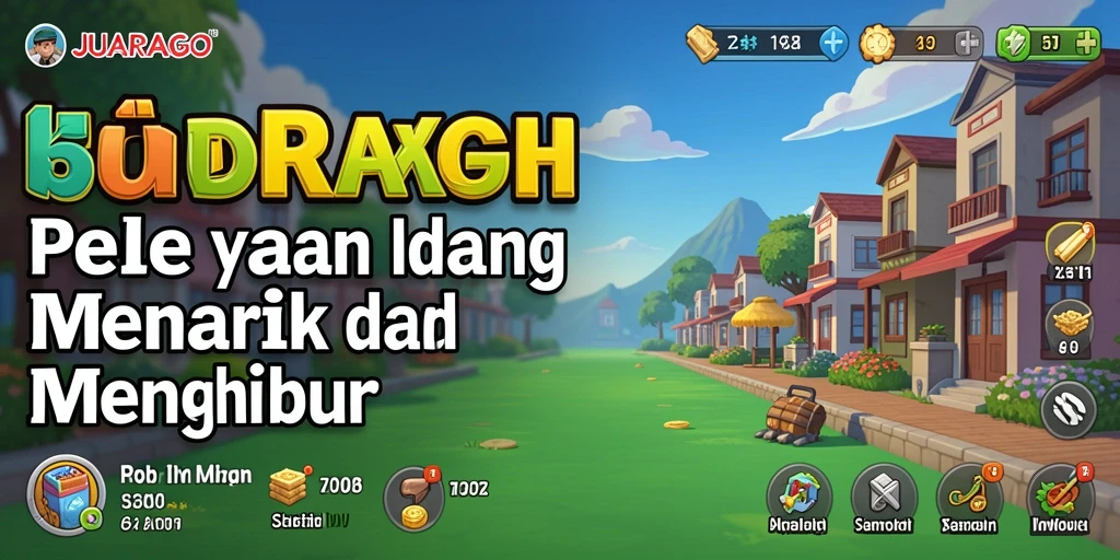 Gameplay JUARAGO yang menarik dengan sumber daya yang dikelola secara efisien.