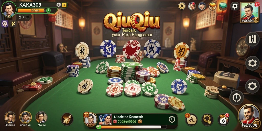 Tampilan gameplay QiuQiu yang mendebarkan di KAKA303.