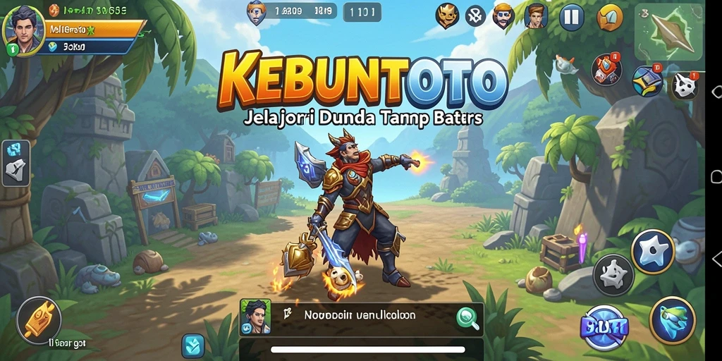Tangkapan layar menampilkan eksplorasi dunia yang luas di KEBUNTOTO.