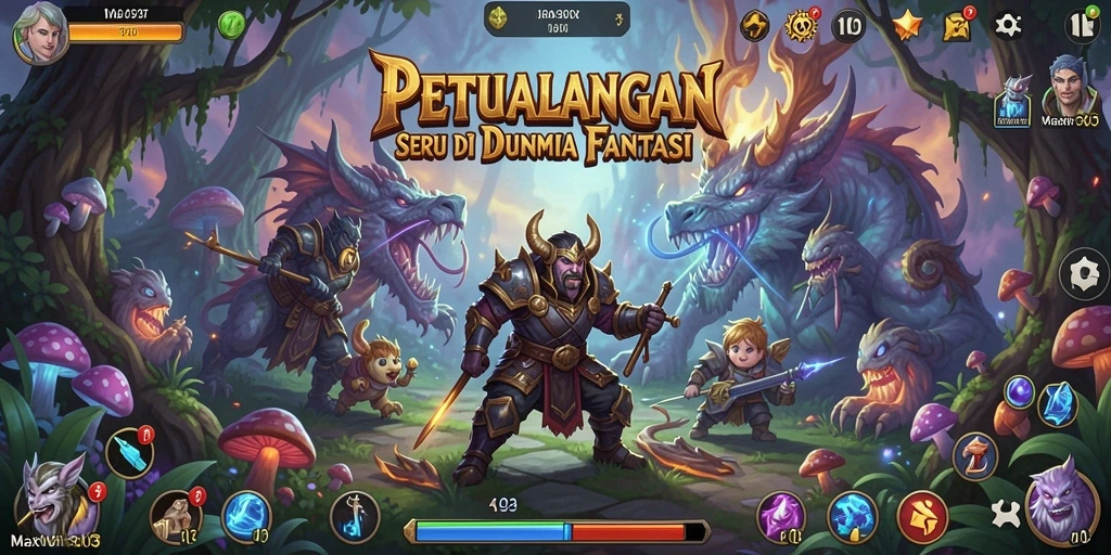 Tangkapan layar gameplay MAXWIN303 menampilkan aksi petualangan yang mendebarkan.