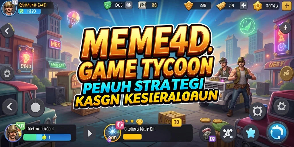 Tampilan gameplay <strong>MEME4D</strong> yang memukau dan strategis.