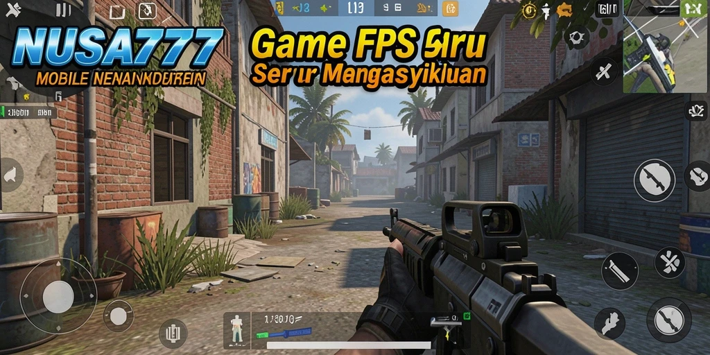 Screenshot NUSA777 menunjukkan aksi seru gameplay FPS yang mengasyikkan.