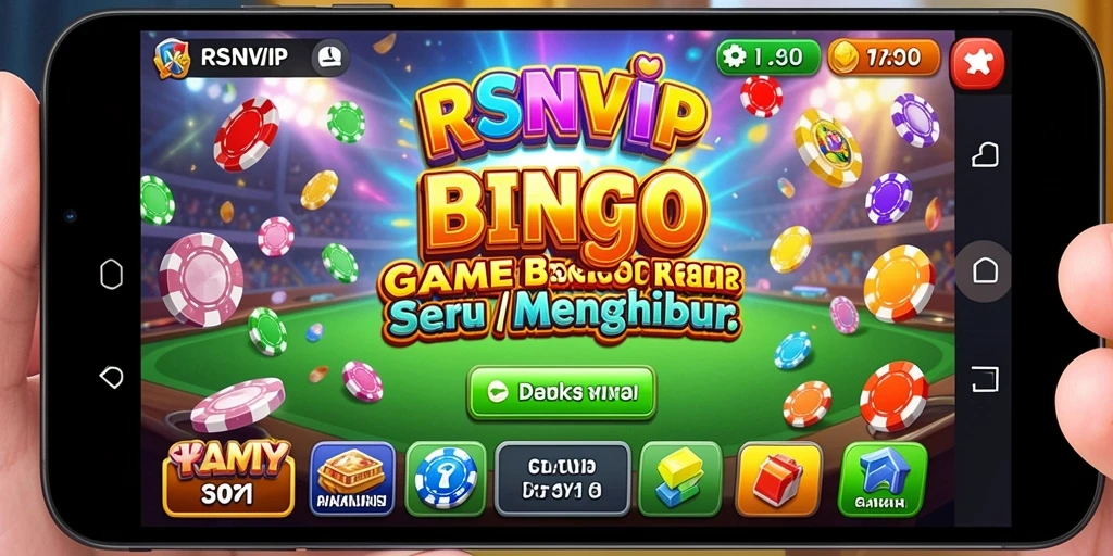 Tampilan gameplay Bingo yang seru di RSNVIP.