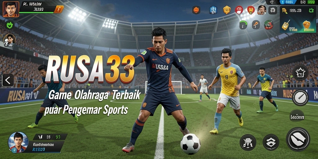 Tangkapan layar permainan RUSA33 dengan aksi olahraga yang menarik.