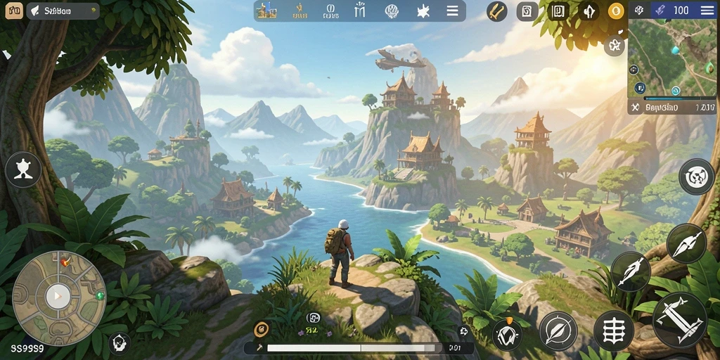 Tangkapan layar menampilkan petualangan seru di dunia terbuka S9S9.