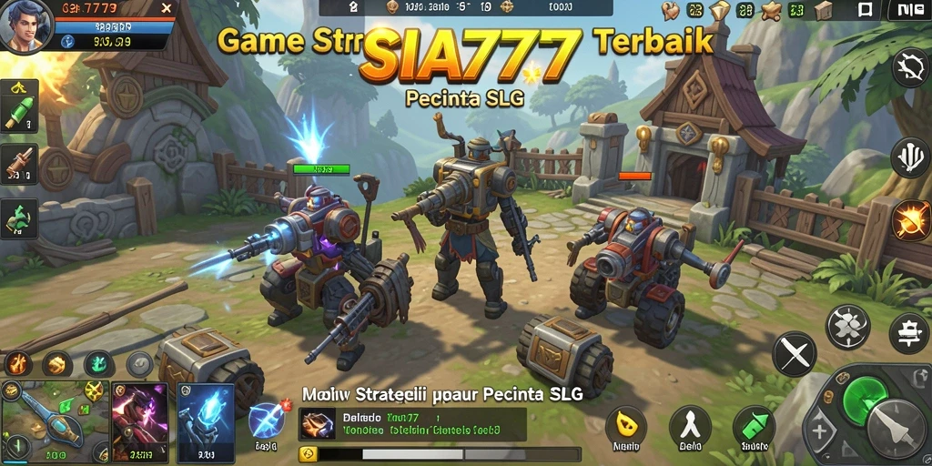 Screenshot gameplay SIA777 menunjukkan pertempuran strategis yang mendebarkan.